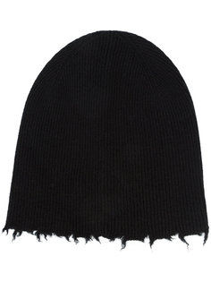 fray edge beanie Helmut Lang