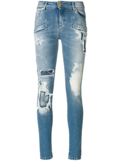 джинсы скинни с эффектом потертости Pierre Balmain