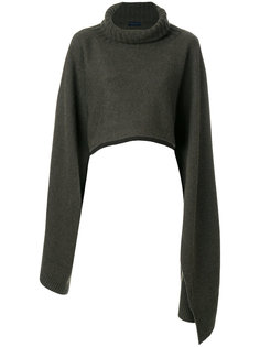 draped roll neck cape Eudon Choi