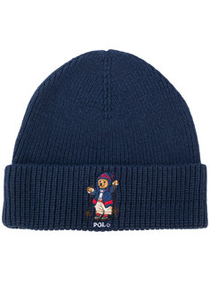 шапка с вышивкой медведя Polo Ralph Lauren