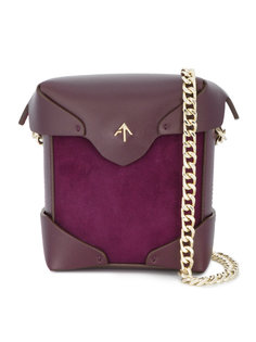 фиолетовая мини-сумка на плечо Pristine Manu Atelier
