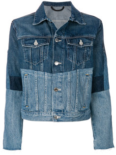 джинсовая куртка с панельным дизайном Helmut Lang