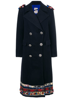 tassel trim double breasted coat History Repeats