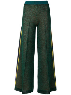брюки-палаццо с боковыми полосками Twin-Set