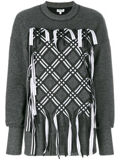 толстовка с отделкой лентами Kenzo