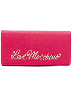 кошелек с бляшкой-логотипом Love Moschino