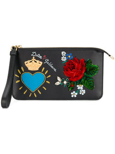 клатч с аппликациями Dolce & Gabbana