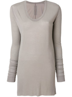 топ с V-образным вырезом Rick Owens