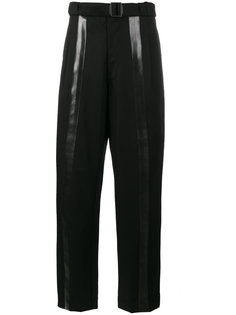 многослойные брюки с резиновыми швами Loro Piana Mackintosh 0001
