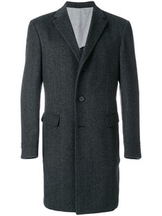 однобортное пальто Z Zegna