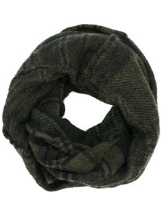checked pattern scarf Rundholz Black Label