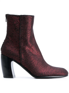 metallic ankle boots Ann Demeulemeester