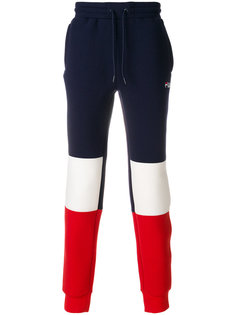 спортивные брюки дизайна колор-блок Fila