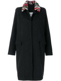 single breasted belted coat Ava Adore