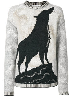 wolf-intarsia sweater Giada Benincasa