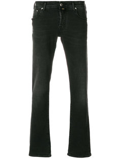 джинсы с потертым эффектом Jacob Cohen