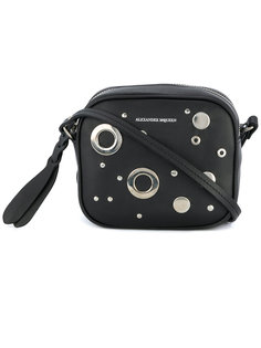 mini camera eyelet and stud shoulder bag Alexander McQueen