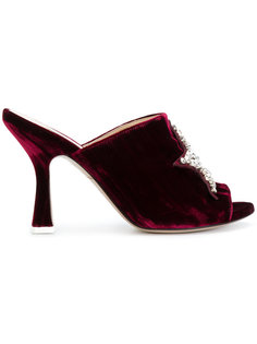 star patch mules Attico