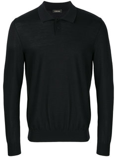 футболка-поло с длинными рукавами Z Zegna