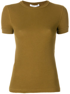 однотонная футболка  Helmut Lang