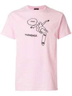 футболка с принтом скейтбордиста Thrasher