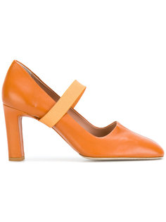 cross strap pumps Santoni