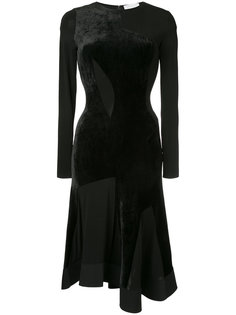 velvet detail dress Esteban Cortazar