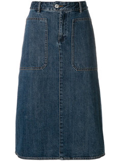 джинсовая юбка-карандаш  A.P.C.