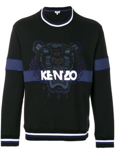 джемпер с вышивкой тигра Kenzo