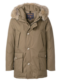 стеганое пальто с капюшоном Woolrich