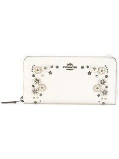 studded zip around wallet Coach