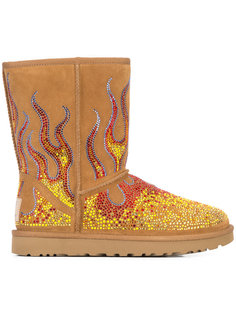 crystal flame ankle boots  Jeremy Scott
