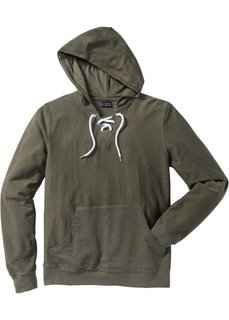 Худи Slim Fit (темно-оливковый) Bonprix