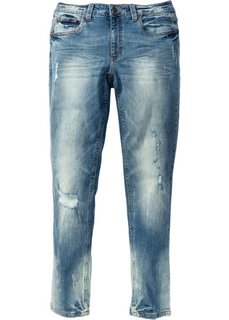 Джинсы-стретч Skinny Fit Straight, длина (в дюймах) 34 (синий «потертый») Bonprix