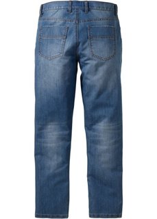Джинсы Slim Fit Straight, длина (в дюймах) 32 (голубой выбеленный) Bonprix