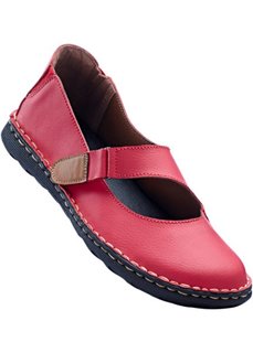 Кожаные туфли Мэри Джейн (красный) Bonprix