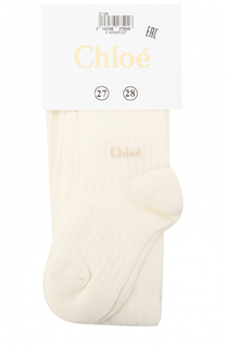 Хлопковые колготки Chloé