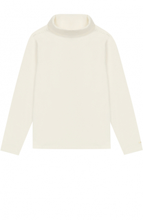 Хлопковая водолазка с оборками Chloé