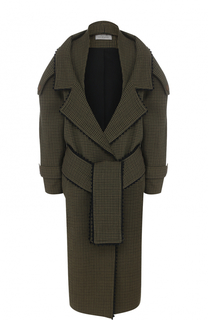 Шерстяное пальто с поясом PREEN by Thornton Bregazzi