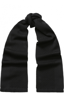 Шерстяной шарф с необработанным краем Giorgio Armani