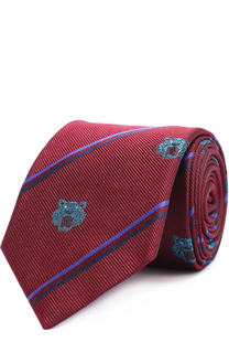Шелковый галстук с принтом Kenzo