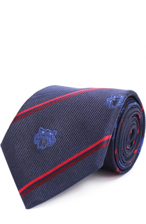 Шелковый галстук с принтом Kenzo