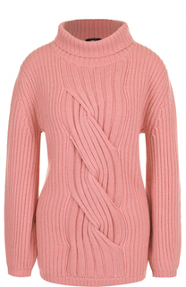 Кашемировый свитер фактурной вязки Escada