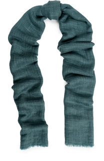 Шарф из смеси кашемира и шелка с необработанным краем Loro Piana