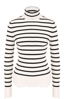 Шерстяной облегающий свитер в полоску MRZ