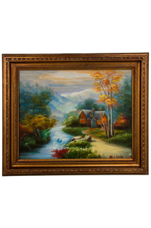 Картина "Нормандский пейзаж" JANE AND JACK ART STUDIO