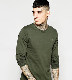 Эксклюзивная футболка слим с логотипом F Farah - Зеленый