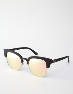 Солнцезащитные очки кошачий глаз Quay Australia Avalon - Розовый