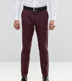 Брюки слим из эластичной ткани Selected Homme - Красный