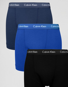 Набор из 3 боксеров-брифов из эластичного хлопка Calvin Klein - Мульти